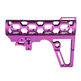 TACPOOL Skeletonized 223/5.56/308 Stock for Mil Spec Tubes, CA Legal Fixed Stock, 6 Position, Made in USA