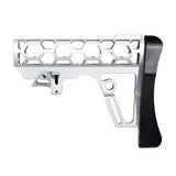 Skeletonized Mil-Spec Buttstock For Adjustable Tubes - Made In USA - Aluminum
