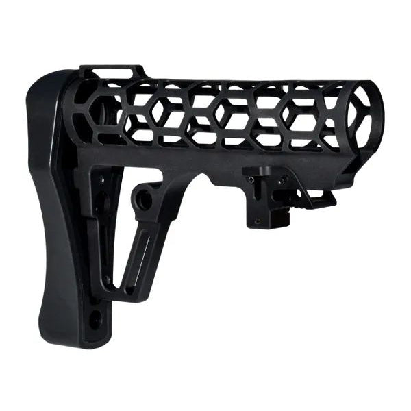 Skeletonized Mil-Spec Buttstock For Adjustable Tubes - Made In USA - Aluminum