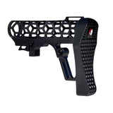 Skeletonized Mil-Spec Buttstock For Adjustable Tubes - Made In USA - Aluminum