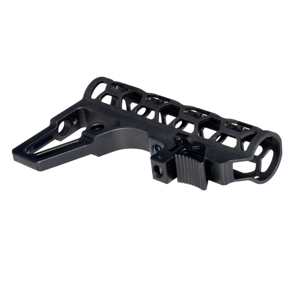 TACPOOL Skeletonized 223/5.56/308 Stock for Mil Spec Tubes, CA Legal Fixed Stock, 6 Position, Made in USA