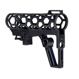 TACPOOL Skeletonized 223/5.56/308 Stock for Mil Spec Tubes, CA Legal Fixed Stock, 6 Position, Made in USA