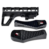 Skeletonized Mil-Spec Buttstock For Adjustable Tubes - Made In USA - Aluminum