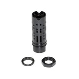 1/2x28 Muzzle Brake For AR-15, Steel, Black