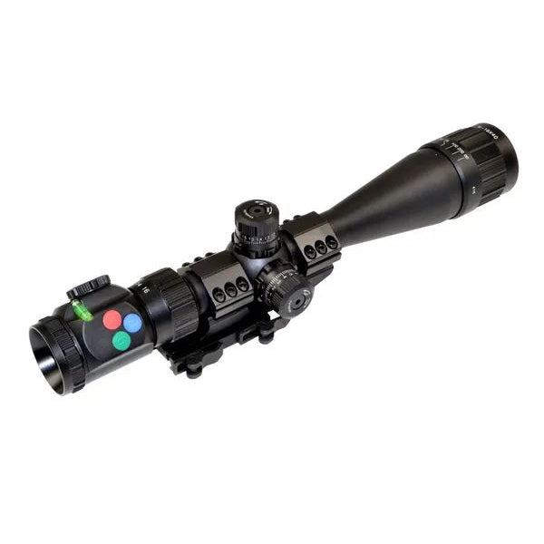 Presma Series 4-16x40 Precision (ex 4-16x40aol)rifle Scope With Front Adjustable Objective Lens, Fully-multi-coated Lenses, Cantilever Scope Mount And Accessories