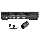 AR-10 / LR-308 .308 Dpms Low Profile - M-lok Free Float Handguard Rail Mount With Steel Barrel Nut 10"/ 19.5"