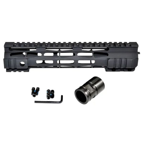 AR-10 / LR-308 .308 Dpms Low Profile - M-lok Free Float Handguard Rail Mount With Steel Barrel Nut 10"/ 19.5"