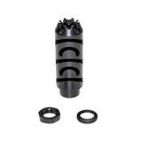 1/2x28 Muzzle Brake For AR-15, Steel, Black