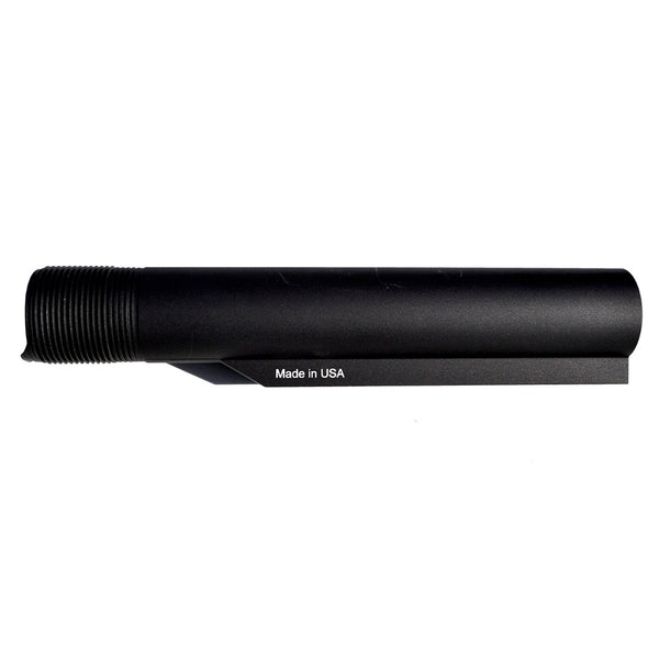 TACPOOL Mil Spec AR-15 6 Position  Buffer Tube, Aluminum Black, Made in USA