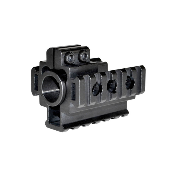 TACPOOL AR-15 Tri-Rail Front Sight Barrel Mount w/ Spacers, Aluminum, Black