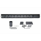 7"/ 10"/ 13"/ 15"/ 17"/ 19"  M-lok Free Float Handguard For AR-15, Id 1.44", 9oz, Fits 223 / 5.56, Black