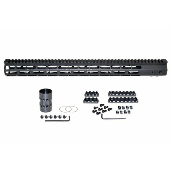 7"/ 10"/ 13"/ 15"/ 17"/ 19"  M-lok Free Float Handguard For AR-15, Id 1.44", 9oz, Fits 223 / 5.56, Black