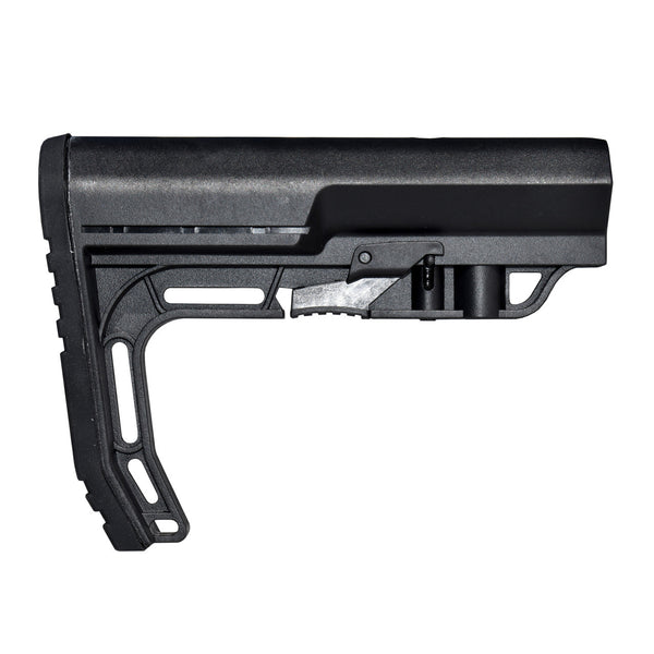 TACPOOL Light-Weighted Mil Spec Buttstock with Slim Rubber Shoulder Recoil Pad