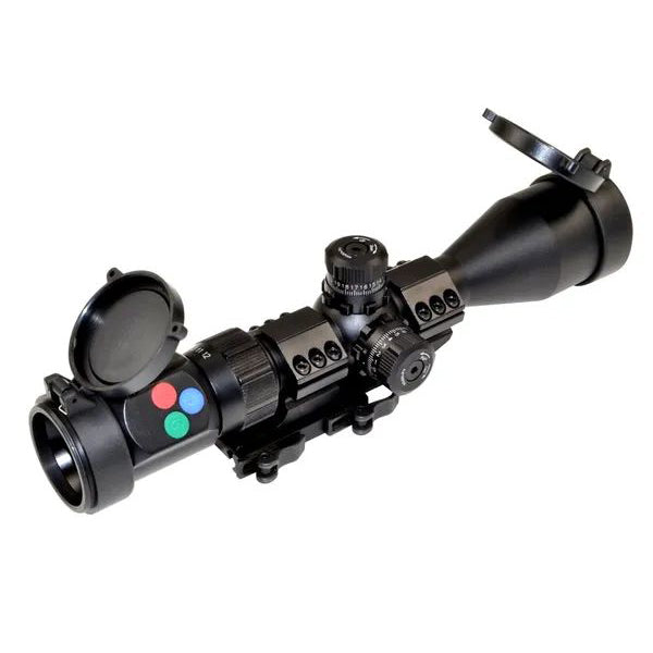 Presma 3-12x44 1" Precision Rifle Scope, Cantilever Scope Mount And Accessories