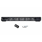 TACPOOL AR-15 Carbine Length 7"/ 10"/ 12.5"/ 15"/ 16.5"/ 19.5" M-LOK Series Slim Free Float Handguard