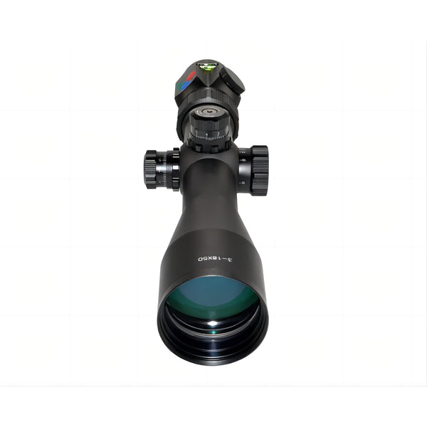 Presma Rxr6 Professional Series 3-18x50 Precision Scope, Rgb Rxr Glass Reticle