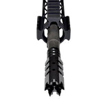 11/16x24 Shark Style Muzzle Brake For .458 Socom .450 Bushmaster, Steel, Black