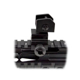 AR Rear Backup Sight, Flip-up - Aluminum - Black