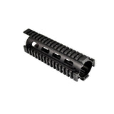 TACPOOL AR-15 Carbine Length 2 Piece Drop In Handguard Quad Rail with Extended Top Rail
