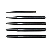 5pc Roll Pin Steel Hole Punch Starter Set 1/16" 1/8" 5/32" 3/16"1/4" Diameters