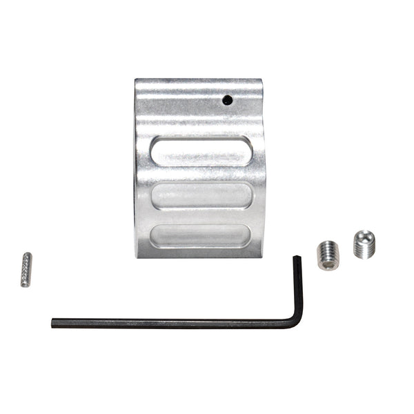 0.750" AR15 .223/5.56 Low Profile Gas Block, 0.750 Black Steel / Stainless Steel