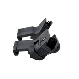 Front & Rear 45 Degree Offset Backup Sights - Polymer - Black / Tan