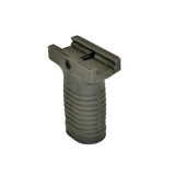 AR15 Foregrip, Stubby, Picatinny, Black/Green / Tan