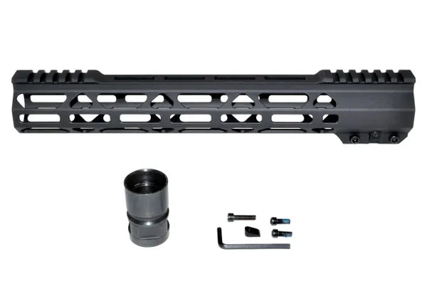 4.2"/9"/12.5"/13"/15"/16.5"/19.5" AR Pistol Free Float Handguard For AR-15 .223 / 5.56, Id 1.36"