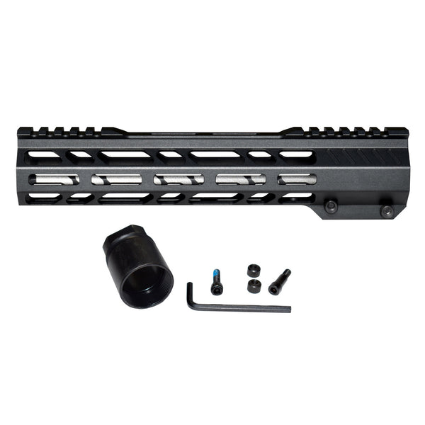 M-lok Split Top Rail Free Float Handguard For AR-15 .223 5.56, Slim & Lightweight - Choose From 4.6" 7" 10" 13" 15" 17" or 19.5"