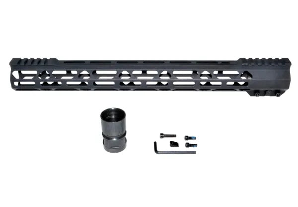 4.2"/9"/12.5"/13"/15"/16.5"/19.5" AR Pistol Free Float Handguard For AR-15 .223 / 5.56, Id 1.36"