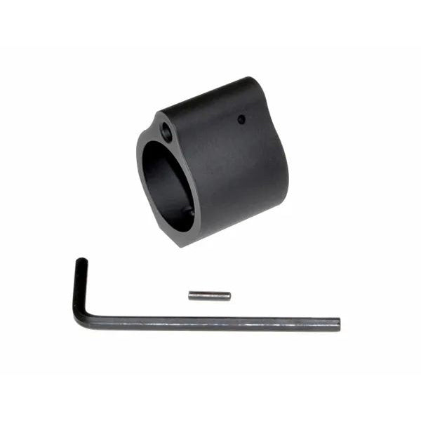.308 AR10 LR-308 Low Profile Micro Gas Block With Pin For 0.936 Diameter Barrel - Black - Steel