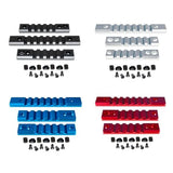 M-lok to Picatinny Adapter Rail Kit (black) for Mlok Handguard Rails - 2 X 5 Slot, 1 X 7 Slot