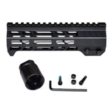 M-lok Split Top Rail Free Float Handguard For AR-15 .223 5.56, Slim & Lightweight - Choose From 4.6" 7" 10" 13" 15" 17" or 19.5"
