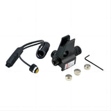 A2 Front Sight Post With Integrated Red Laser For Top Rail or High Profile Gas Block - Aluminum - Black