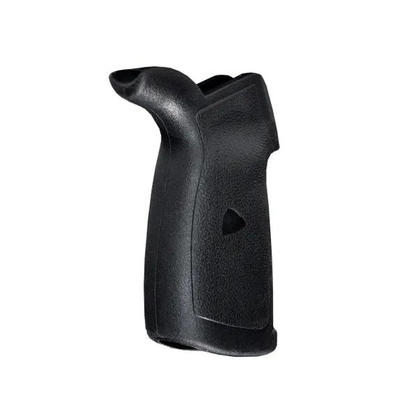 AR15 Rear Pistol Grip, Beavertail, Polymer With Rubberized Coating