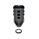 49/64x20 Muzzle Brake For .50 Beowulf, Steel, Black