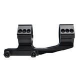 35mm High Profile One Piece Cantilever Offset Scope Mount - Aluminum - Black