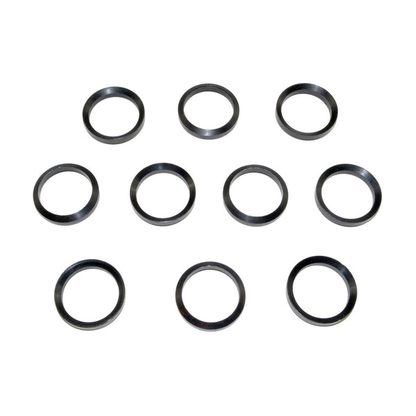 TACPOOL 10 Piece Crush Washer Set, .450 Bushmaster 11/16" x 24 - Black Steel