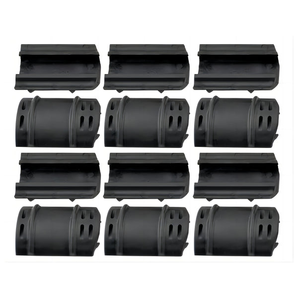 Rail Protector Covers For Picatinny / Weaver Handguard Quad Rails, Non-slip, 12 Pieces