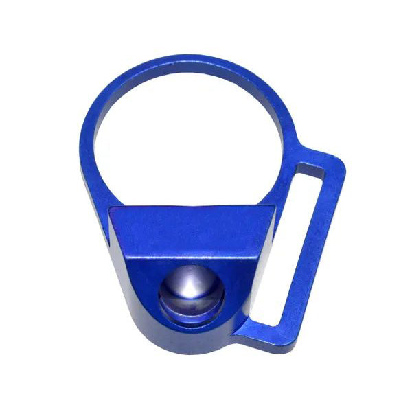 Receiver End Plate With 45 Degree Hole for Sling Swivel Adapter Button, 1" Sling Adapter