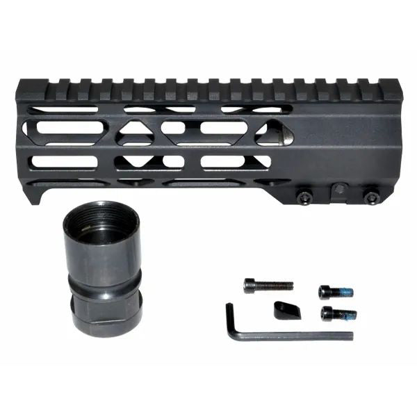 4.2"/9"/12.5"/13"/15"/16.5"/19.5" AR Pistol Free Float Handguard For AR-15 .223 / 5.56, Id 1.36"