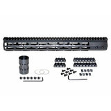 7"/ 10"/ 13"/ 15"/ 17"/ 19"  M-lok Free Float Handguard For AR-15, Id 1.44", 9oz, Fits 223 / 5.56, Black