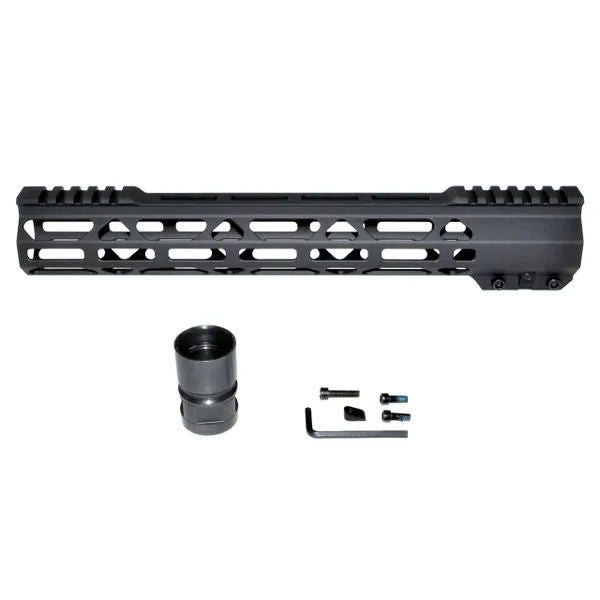 4.2"/9"/12.5"/13"/15"/16.5"/19.5" AR Pistol Free Float Handguard For AR-15 .223 / 5.56, Id 1.36"