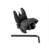 Front Flip-up Backup Sight For Picatinny Rail - Polymer - Black