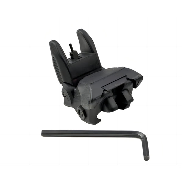 Front Flip-up Backup Sight For Picatinny Rail - Polymer - Black
