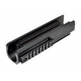 Remington 870 12 Gauge Pump Action Shotgun Forend Tri Rail - Aluminum - Black