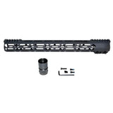 4.2"/9"/12.5"/13"/15"/16.5"/19.5" AR Pistol Free Float Handguard For AR-15 .223 / 5.56, Id 1.36"