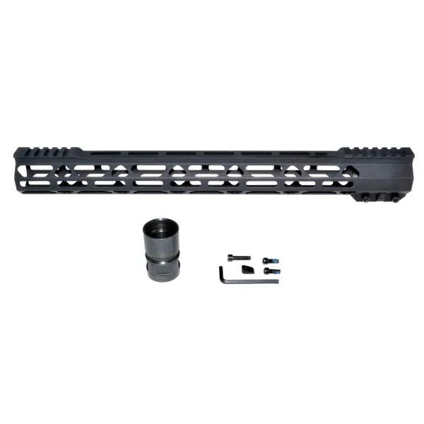 4.2"/9"/12.5"/13"/15"/16.5"/19.5" AR Pistol Free Float Handguard For AR-15 .223 / 5.56, Id 1.36"
