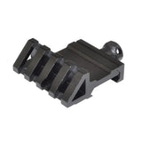 45 Degree Offset Rail Accessory Mount - Aluminum - Black