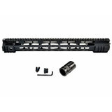 AR-10 / LR-308 .308 Dpms High Profile - M-lok Free Float Handguard Rail Mount With Steel Barrel Nut 10"/ 12.5"/ 15"/ 16.5"